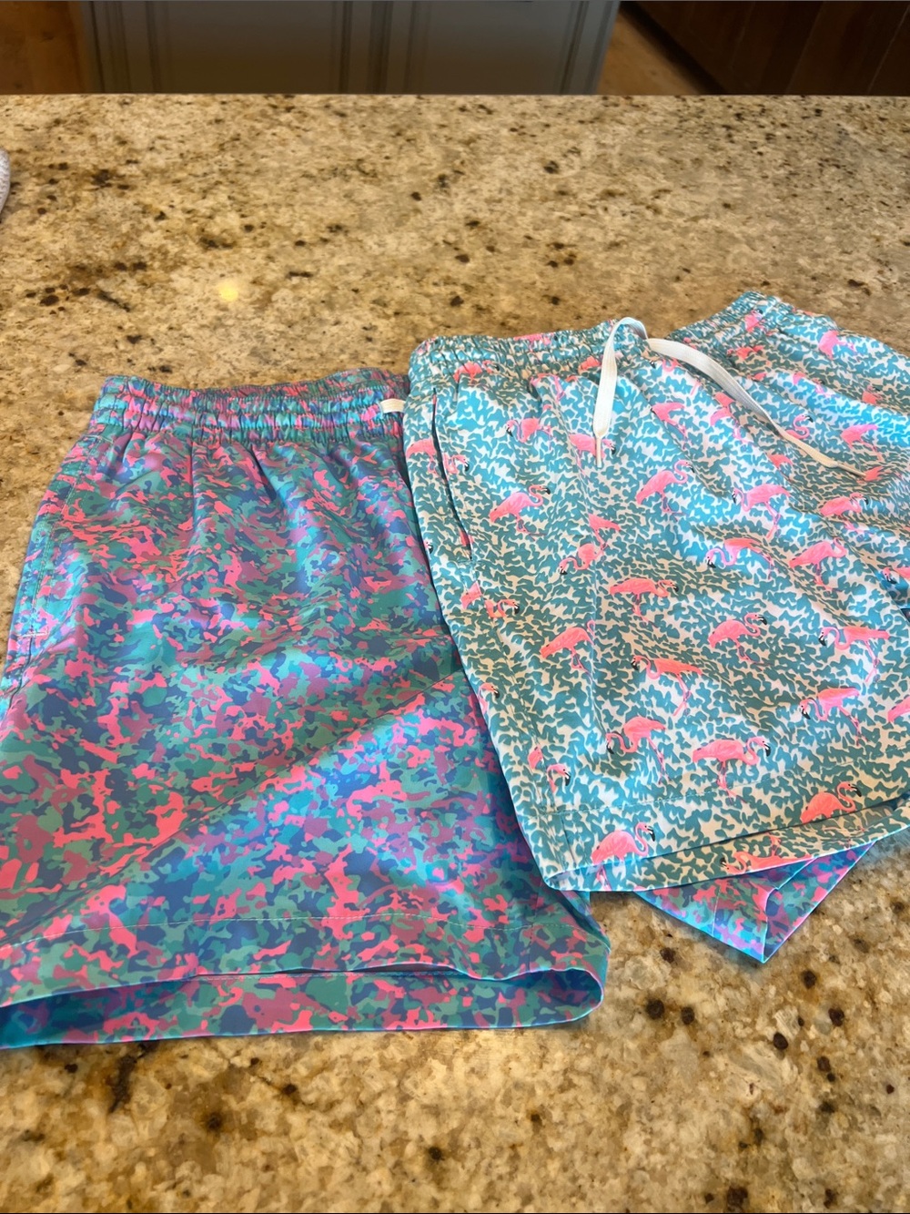 TWO (2) pairs of CHUBBIES LINED SWIM TRUNKS 5.5” NWOT-never worn! Size MEDIUM